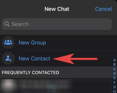 add whatsapp contact