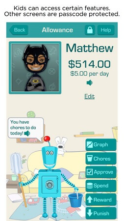 allowance and chore bot app