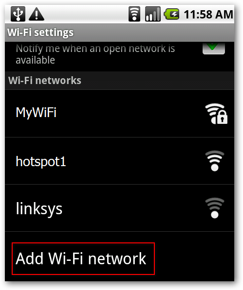 android connect to wifi