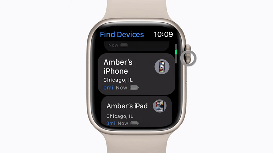 apple watch select device