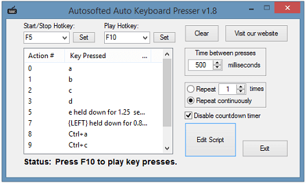 auto keyboard presser