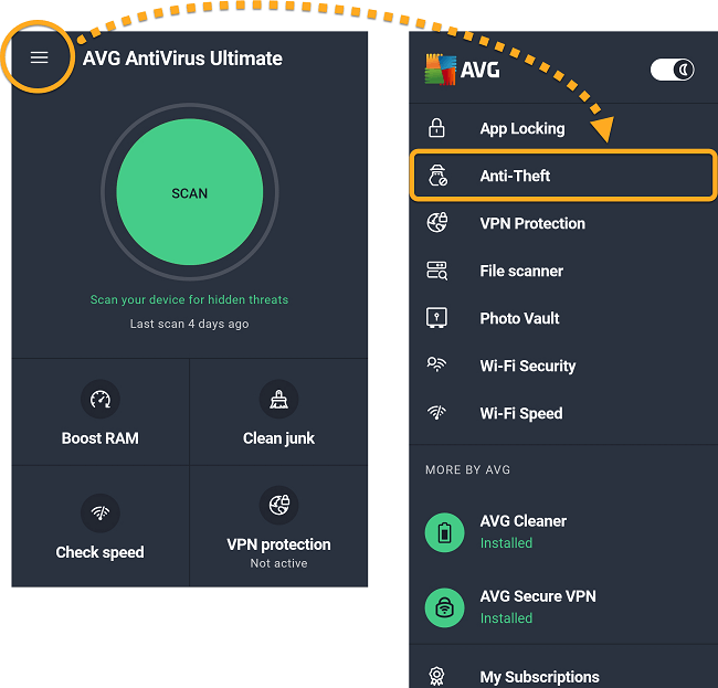 free avg antivirus for android