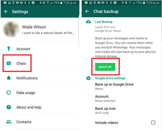 read whatsapp messages through backup