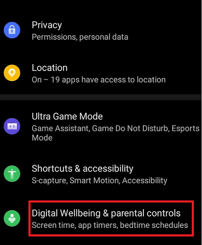block apps on android in digital wellbeing 1