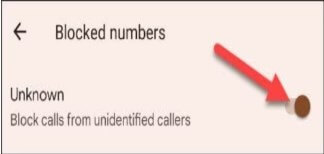 block phone call number