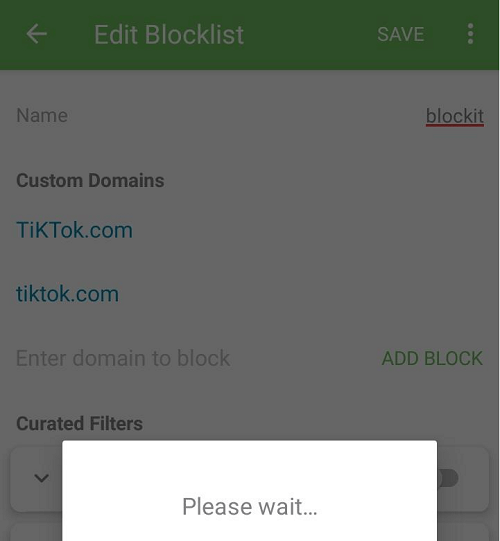 block tiktok on android