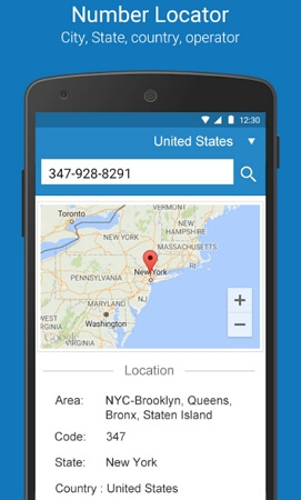 track a cell phone location online with caller id and number locator