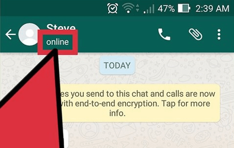 check if they are active on whatsapp