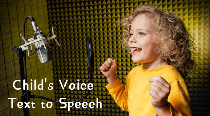 text to speech child voice app