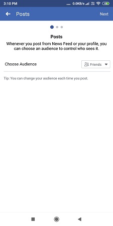 choose audience