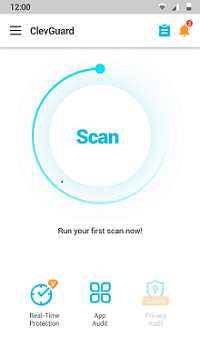 scan button