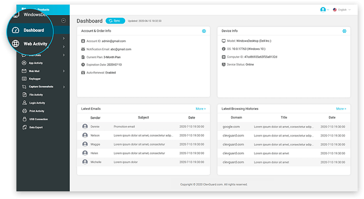 monivisor dashboard