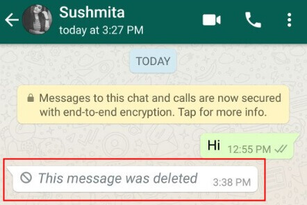 delete whatsapp message