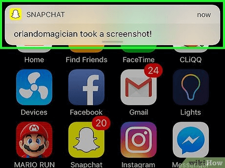 snapchat notify when you screenshot