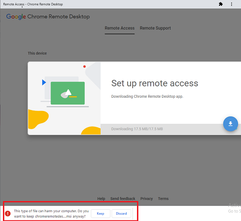 chrome remote desktop imessage