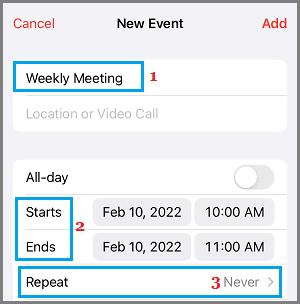 edit iphone calendar event