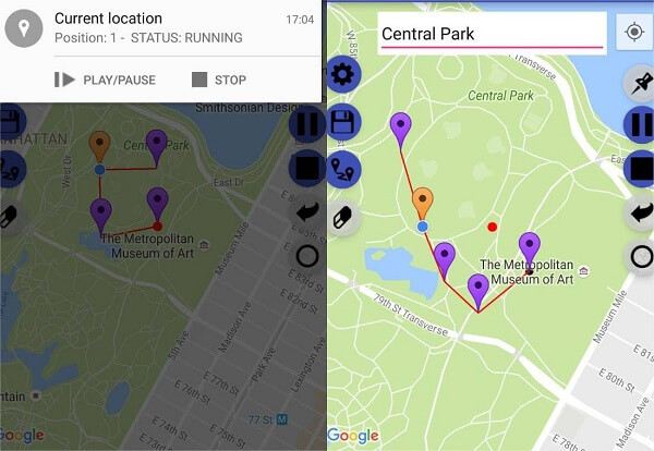 change location with fake gps go