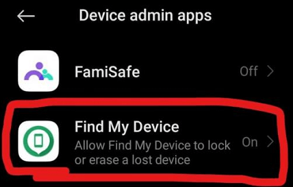 find device android manager