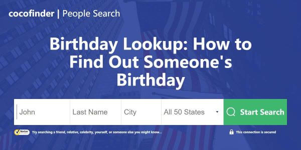 Person Search By Birthdate