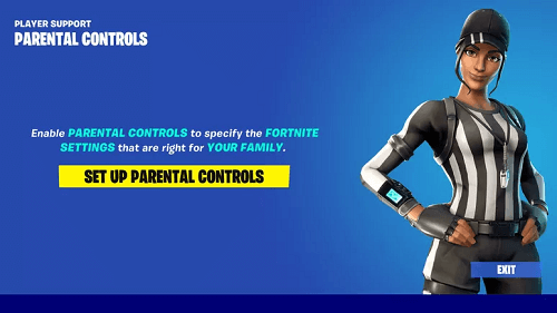 fortnite parental controls