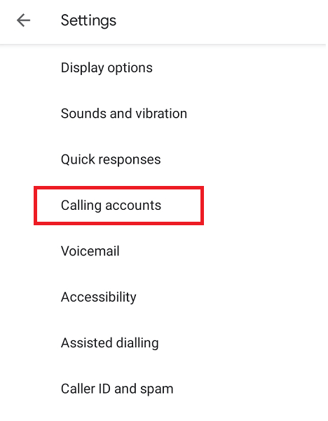forward calls from settings android 1