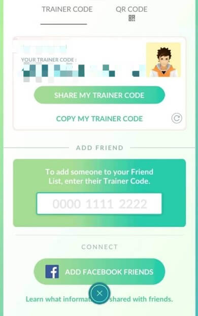 Exchange your Friend’s Code in Pokécoin Go