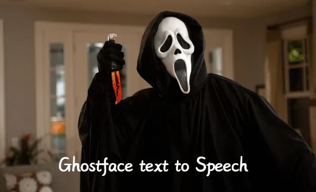Scream Ghost Face Voiceover