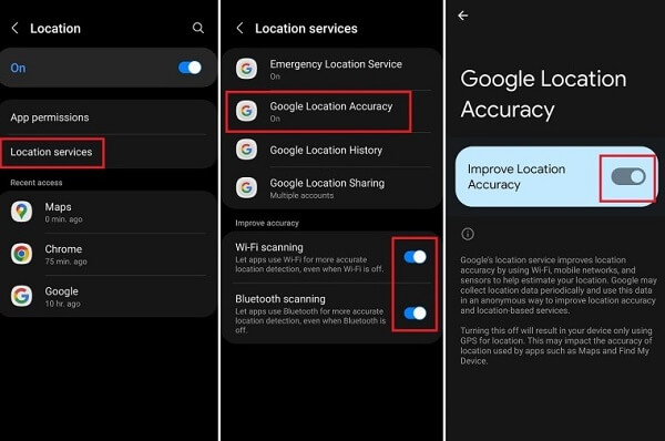 google location services