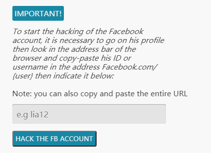 how to hack facebook account with online site