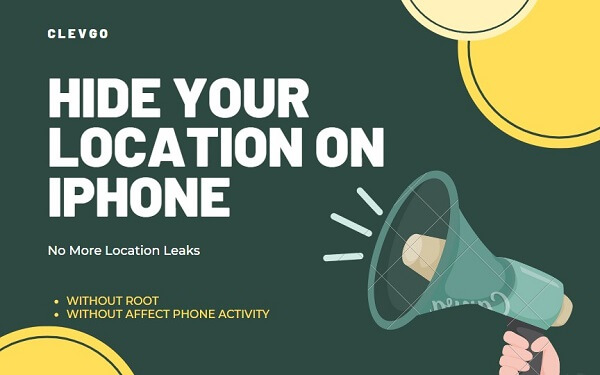 how to hide yourlocation on iphone
