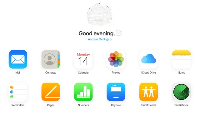 cuenta de icloud