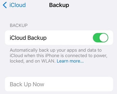 whatsapp backup on icloud