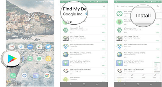 install find my android