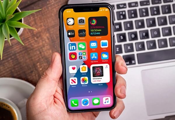 ios 14 home screen display