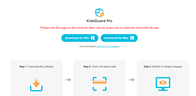 download KidsGuard Pro for iPhone tracking