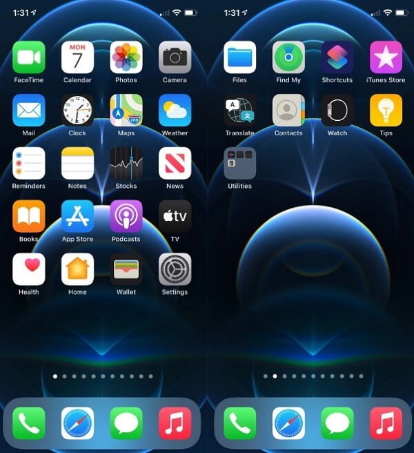 iphone UI design