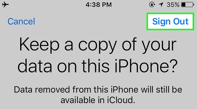 iphone keep a copy