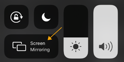 enable screen mirroring on iphone