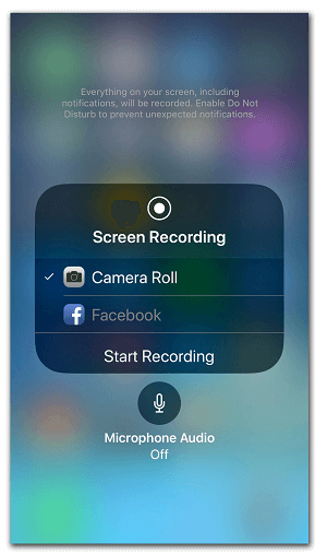 iphone screen recording