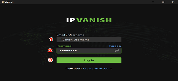 change location with IPVanish