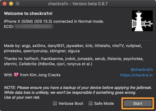 How to Jailbreak iPhone on Mac with Checkra1n