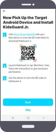 kidsguard qr code