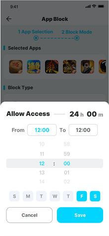 kidsguard app block