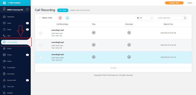 kidsguard for whatsapp call recording