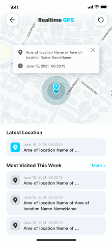 kidsguard real time location tracking