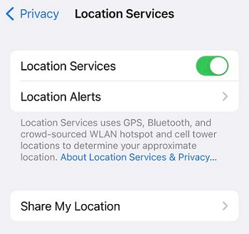 location services choice