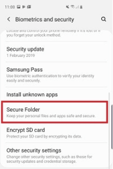lock apps on samsung 1