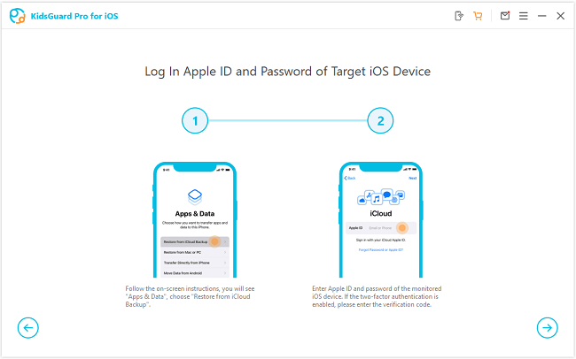 monitor data on icloud