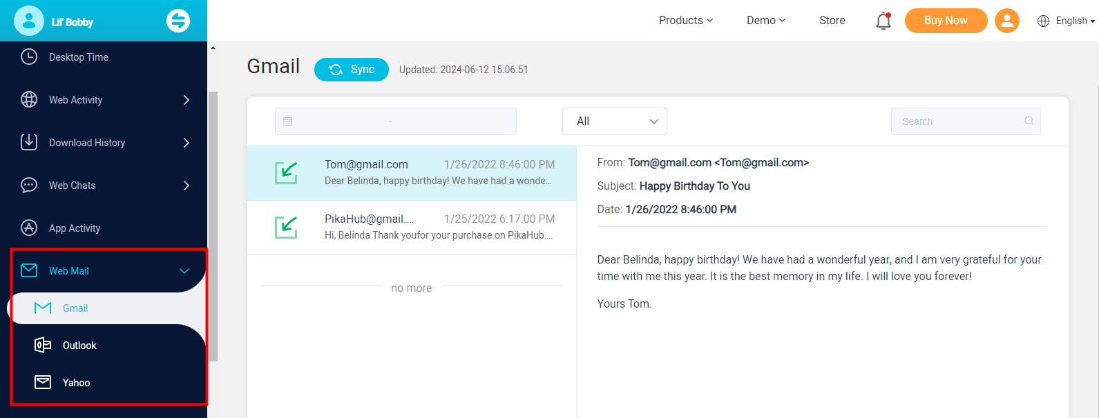 monivisor email monitoring