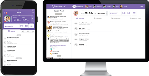 net nanny alerts and reports
